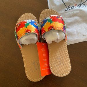 Sea Star Cabana Slides Frances Valentine Floral Explosion